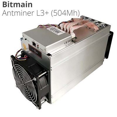 LTC DOGECOIN Antminer L3+ 504m Asic Miner Machine Scrypt 800W Litecoin doge coin mining tool